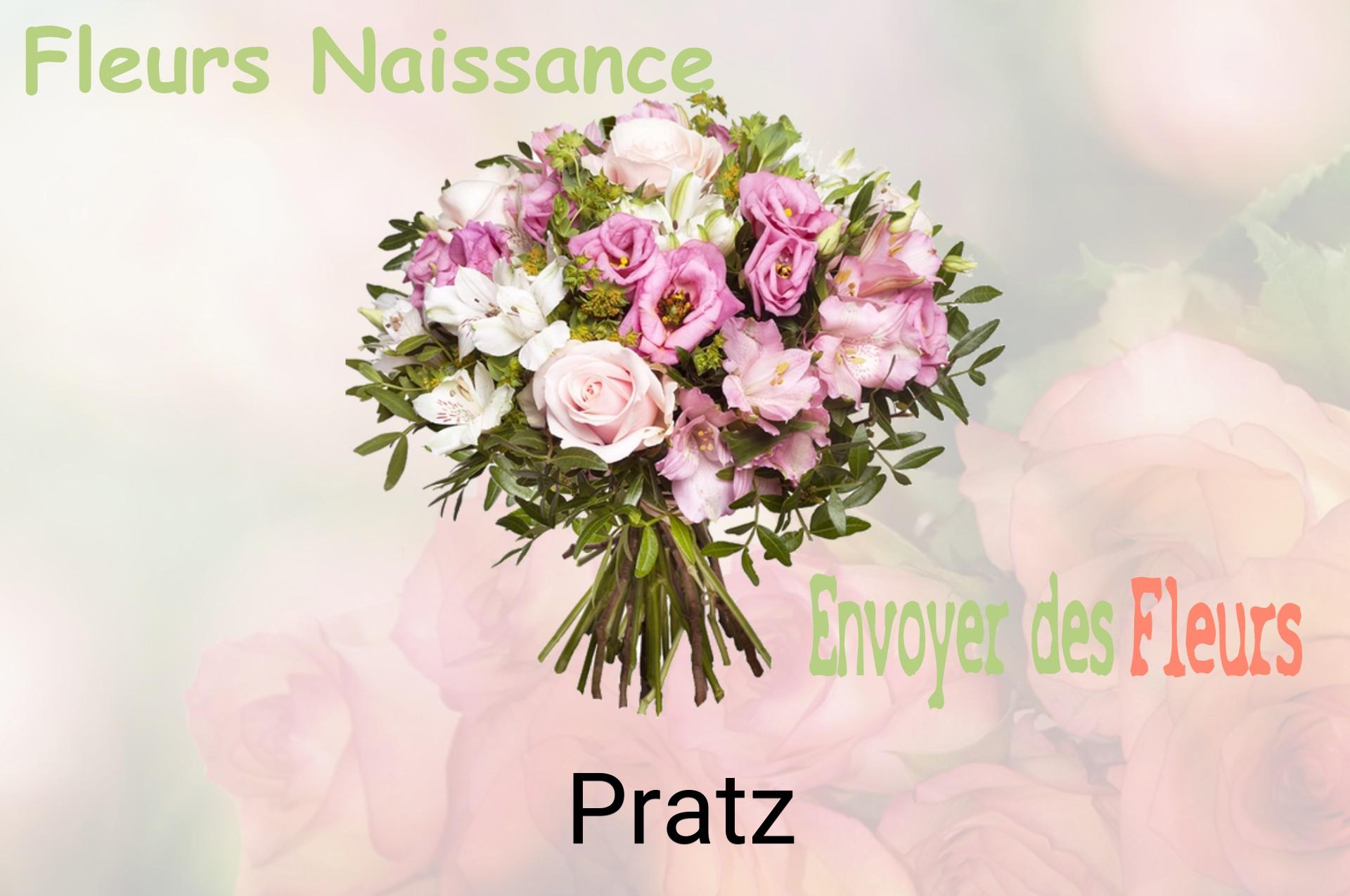 Bouquet de fleurs de naissance livré à Pratz